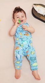 سرهمی بدون آستین برند next طرح حیوانات دریایی کد s23 - Image 8