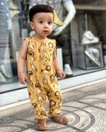 سرهمی بدون آستین برند next طرح شیر جنگل - Image 6