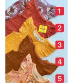 تیشرت دخترانه سرشانه چین دار اورجینال برند next - Image 10