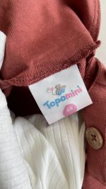 بیلر رنگ عنابی جذاب برند topomini - Image 11