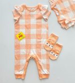 سرهمی های آستین کوتاه دخترانه برند ok!e dokie - Image 6