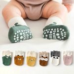 جوراب طرح حیوانات کف استپ دار وارداتی - Image 9