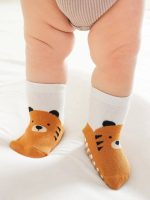 جوراب طرح حیوانات کف استپ دار وارداتی - Image 5