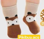 جوراب طرح حیوانات کف استپ دار وارداتی - Image 11