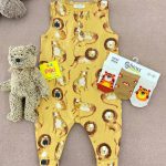 سرهمی بدون آستین برند next طرح شیر جنگل