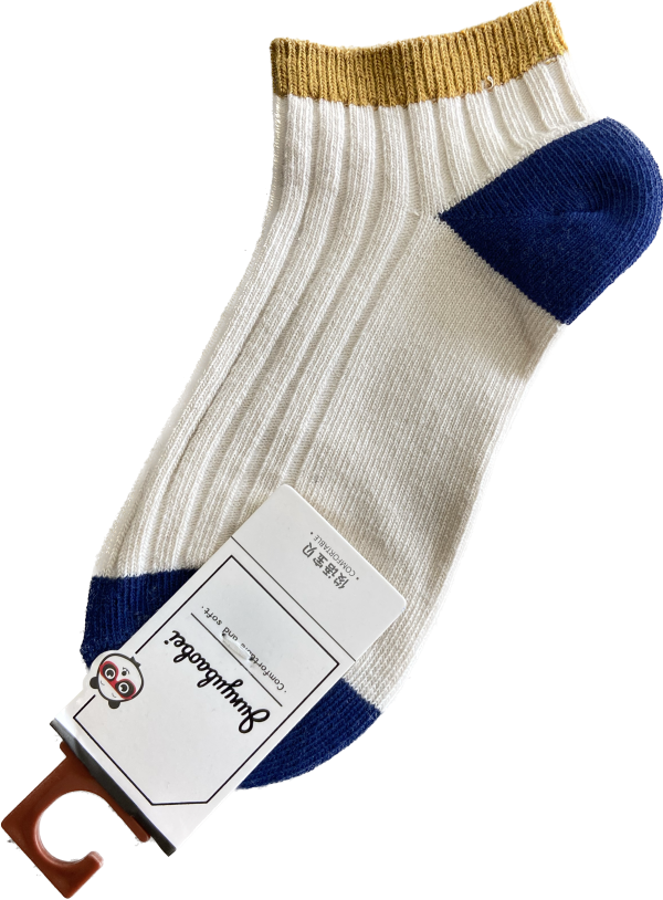 جوراب کبریتی پسرانه وارداتی تم رنگی خردلی/سورمه ای (4-6 سال) - Image 8