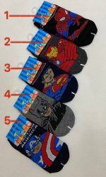 جوراب های پسرانه طرح ابرقهرمان ها - Image 2