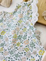 ست دو تکه سارافون /پیراهن و شورت دخترانه برند Carter's - Image 2