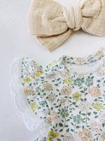 ست دو تکه سارافون /پیراهن و شورت دخترانه برند Carter's - Image 3