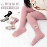 جوراب شلواری کبریتی طرح گل - Image 12