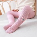 جوراب شلواری کبریتی طرح گل - Image 22