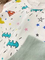 رامپرز پسرانه طرح superhero برند h&m کات لیبل - Image 3