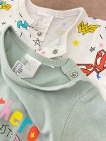 رامپرز پسرانه طرح superhero برند h&m کات لیبل - Image 8