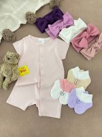 رامپرز دخترانه برند h&m صورتی ملیح