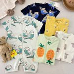 رامپرز اورجینال برند Lindex طرح زنبور، کوآلا و پرنده و ...