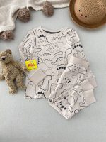 ست بلوز و شلوار طرح دایناسور اسپرت برند NEXT - Image 4