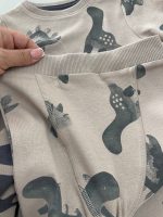 ست بلوز و شلوار طرح دایناسور اسپرت برند NEXT - Image 17