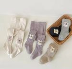 جوراب شلواری طرح بافت زنجیری - Image 6