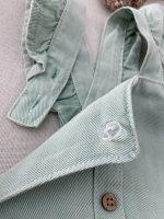 بیلر کتان دخترانه سرشانه چیندار برند topomini - Image 11