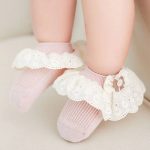 جوراب کبریتی مچی دانتل دار - Image 9