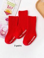 جوراب کبریتی قرمز کف استپ دار یلدایی کریسمسی - Image 5