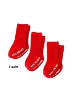 جوراب کبریتی قرمز کف استپ دار یلدایی کریسمسی - Image 7