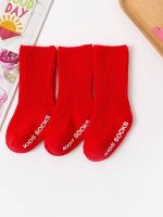 جوراب کبریتی قرمز کف استپ دار یلدایی کریسمسی - Image 6