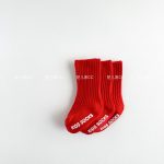 جوراب کبریتی قرمز کف استپ دار یلدایی کریسمسی - Image 4