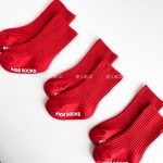 جوراب کبریتی قرمز کف استپ دار یلدایی کریسمسی - Image 3