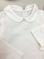 بادی مجلسی دخترانه یقه دار آستین کوتاه اورجینال برند H&M - Image 6