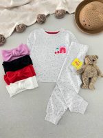 ست بلوز و شلوار دخترانه طرح آلبالو - Image 3