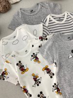 بادی آستین کوتاه اورجینال H&M تم میکی موس - Image 8