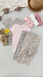 شلوار کمر پهن برند H&m دخترانه - Image 5