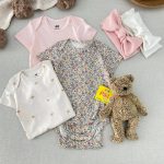 بادی آستین کوتاه اورجینال H&M 🌸🍊