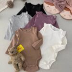 بادی آستین بلند کبریتی مجلسی چیندار برند H&M