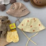 کلاه باکت کتان لبه دار وارداتی