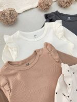 بادی آستین بلند کبریتی مجلسی چیندار برند H&M - Image 10