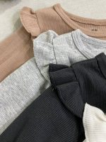 بادی آستین بلند کبریتی مجلسی چیندار برند H&M - Image 3