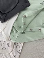 بادی آستین کوتاه اورجینال H&M تم فیل و زرافه (نوزادی تااا 9 ماه) - Image 12