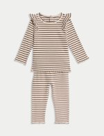 ست بلوز و شلوار کبریتی دخترانه برند M&S - Image 17