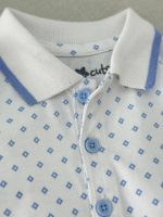 بادی یقه دار آستین کوتاه برند so cute (نوزادی تااا 6ماه) - Image 3