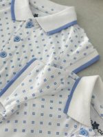 بادی یقه دار آستین کوتاه برند so cute (نوزادی تااا 6ماه) - Image 2