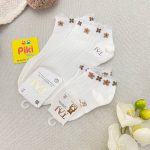 ست جوراب مادر و کودک کبریتی گل گلی