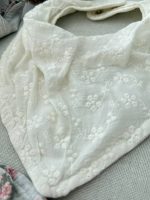 پک دو عددی دستمال گردن (پیشبند) دخترانه گلدار طوسی - Image 7