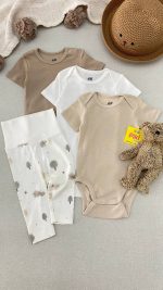 بادی آستین کوتاه طرحدار اورجینال H&M - Image 5