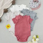 بادی آستین کوتاه کبریتی مجلسی چیندار برند H&M