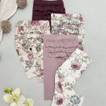 شلوار لگ پشت چیندار دخترانه برند newbie