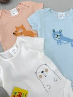 پک های سه عددی بادی آستین کوتاه اورجینال ZARA - Image 14