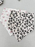 پک دو عددی دستمال گردن (پیشبند)  پک شماره 7 تم پلنگی - Image 2