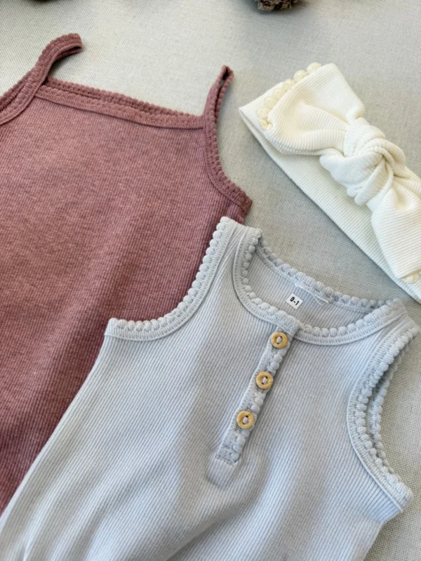بادی بندی و بادی حلقه ای کبریتی برند h&m (نوزادی تا 6 ماه) - Image 2